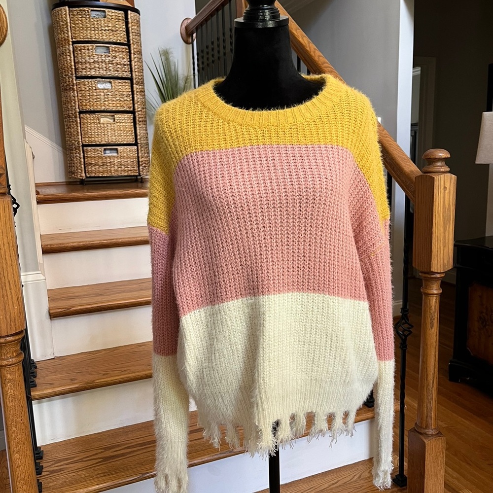 Tassel sweater in multiple colors
